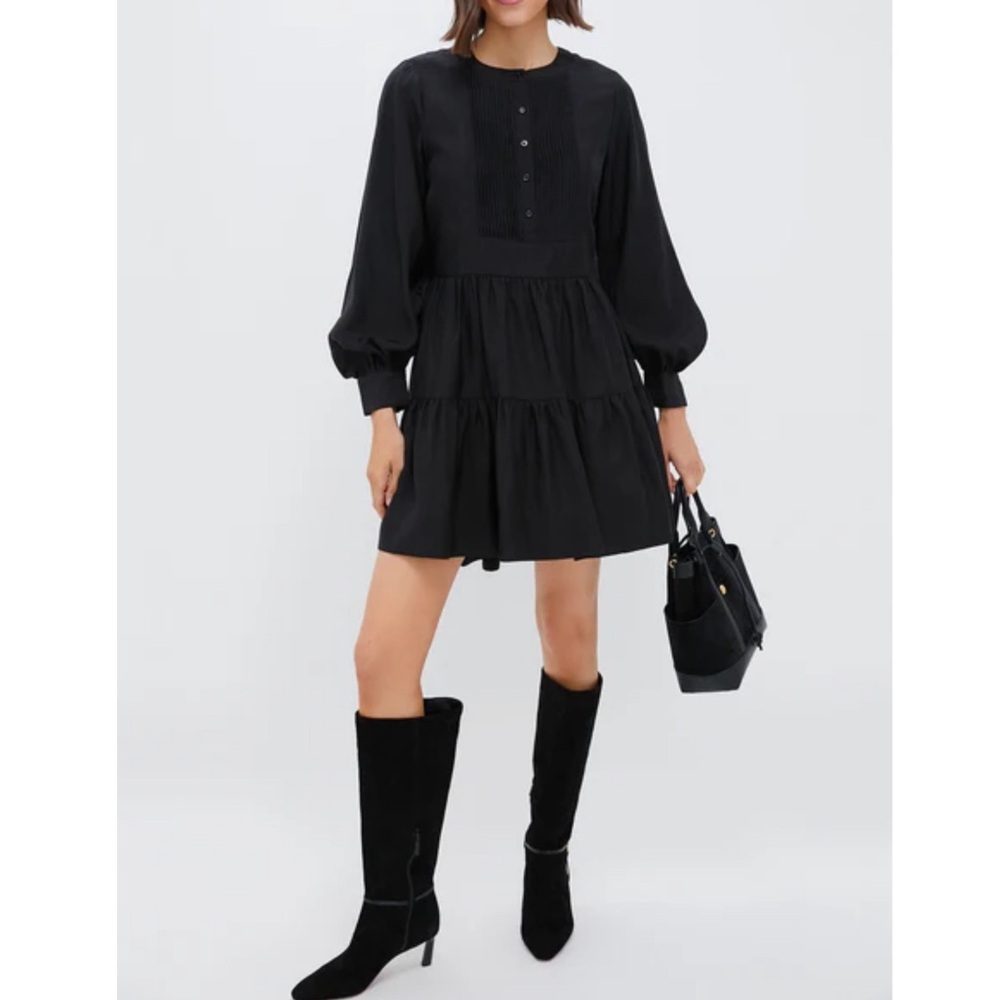 HYACINTH HOUSE Black Amie Mini Dress